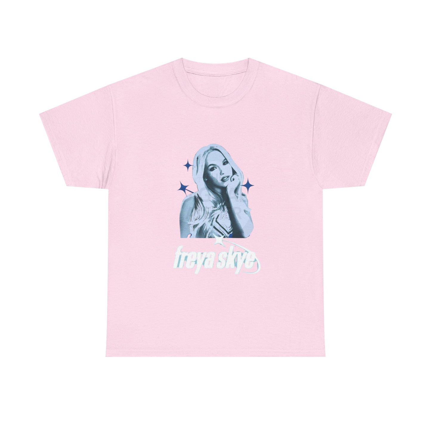 Freya Skye Graphic Tee — Retro Pop Star Portrait Shirt