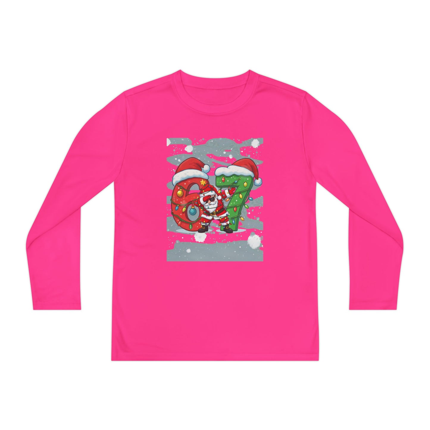 Dabbing Santa- SIX SEVEN 🤲🏼Long Sleeve Tee