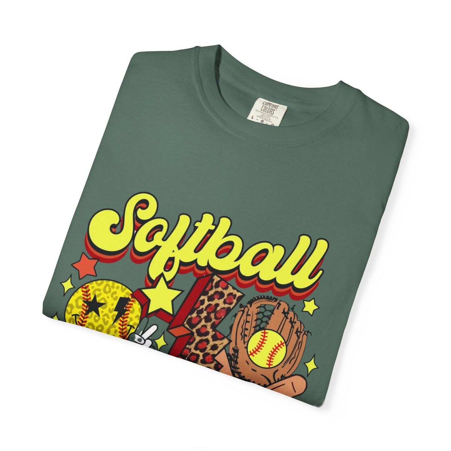 Softball Mama T-Shirt — Retro Softball Mom Graphic Tee