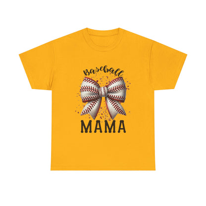 Baseball Mama T-Shirt – Mom Bow Soft Cotton Tee