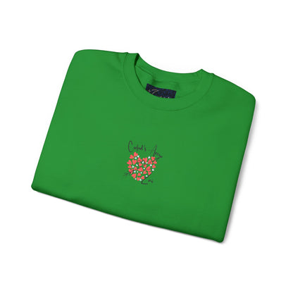 Embroidered Cupid's Arrow Merch-  Crewneck Sweatshirt