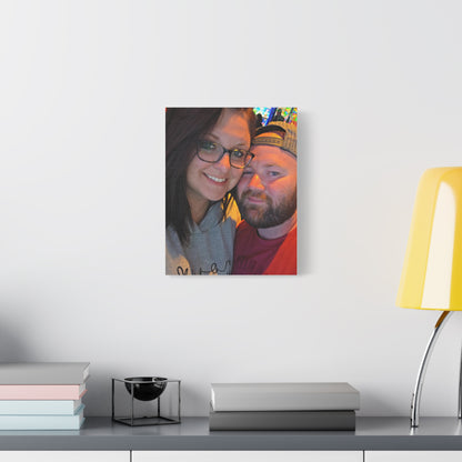 Personalized Stretched Canvas Print, Custom Wall Art, Home Decor, Gift for Couples, Anniversary, Homewarming