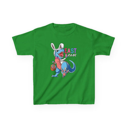 Kids 'Beast of Easter' Dino Bunny T‑Shirt — Cute Easter Dino with Basket