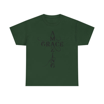 T‑Shirt — “Amazing Grace” Cross Design / “How Sweet the Sound?” Inspirational Gospel Tee