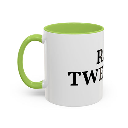 R.I.P Twenties Coffee Mug — Funny 20s Farewell Accent Mug