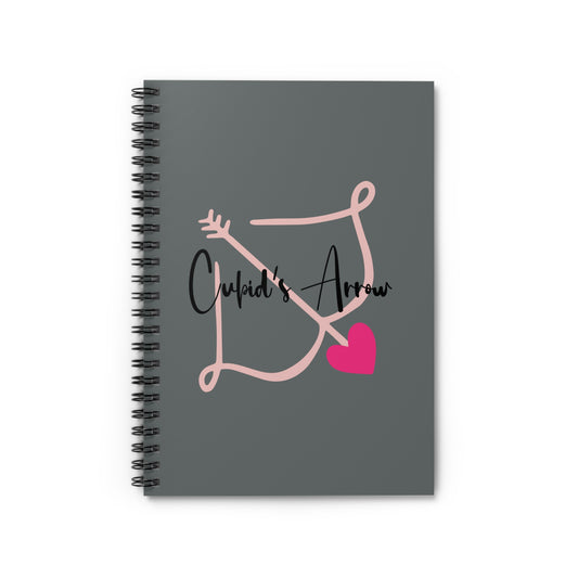 Cupid's Arrow Spiral Notebook - Ruled Lines- Merch