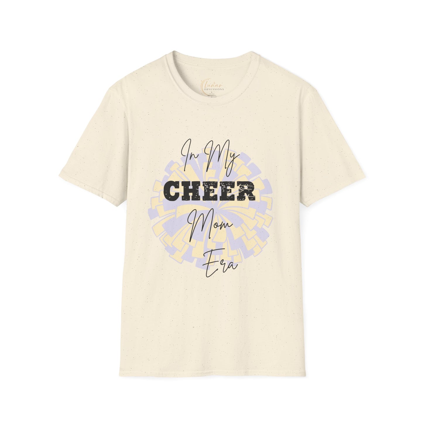 Cheer Mom T-Shirt — "In My Cheer Mom Era" Pom-Pom Graphic Tee
