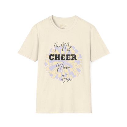 Cheer Mom T-Shirt — "In My Cheer Mom Era" Pom-Pom Graphic Tee