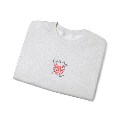 Embroidered Cupid's Arrow Merch-  Crewneck Sweatshirt
