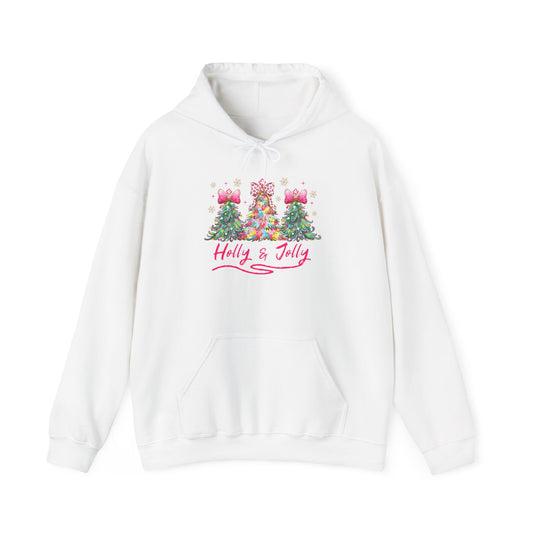 Festive Holly & Jolly Sweatshirt, Unisex Christmas Hoodie, Holiday Gift, Cozy Sweatshirt, Winter Apparel, Casual Wear