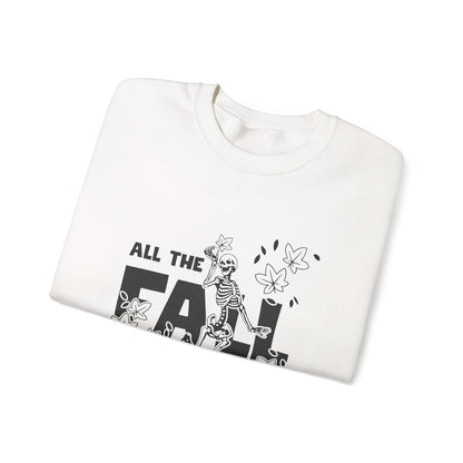 Fall Vibes Crewneck Sweatshirt, ALL THE FALL THINGS.