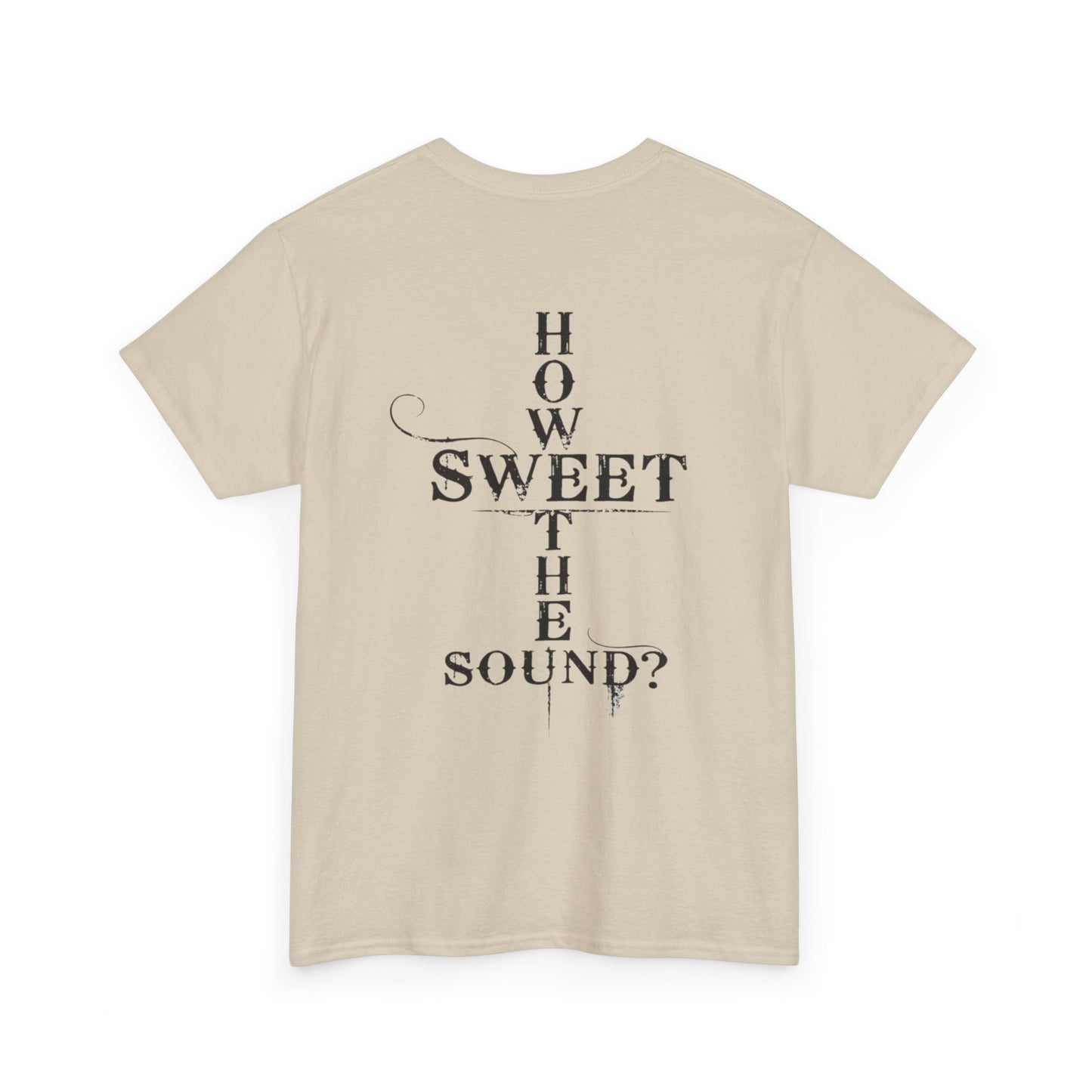 T‑Shirt — “Amazing Grace” Cross Design / “How Sweet the Sound?” Inspirational Gospel Tee