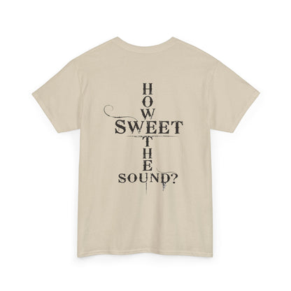 T‑Shirt — “Amazing Grace” Cross Design / “How Sweet the Sound?” Inspirational Gospel Tee