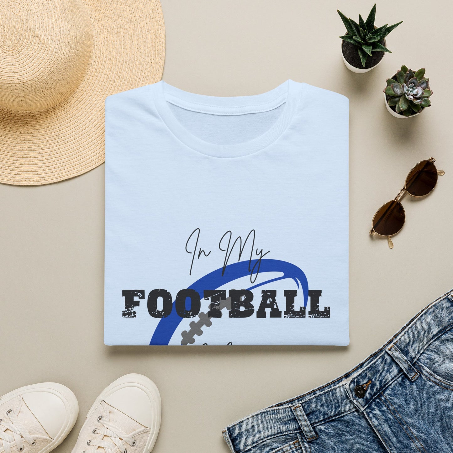Football Mom T-Shirt — "In My Football Mom Era" Graphic Tee