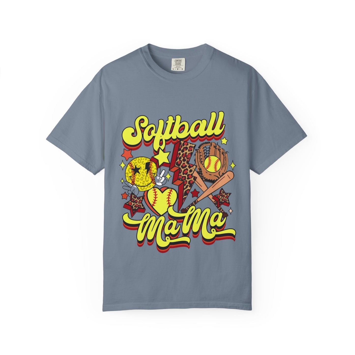 Softball Mama T-Shirt — Retro Softball Mom Graphic Tee