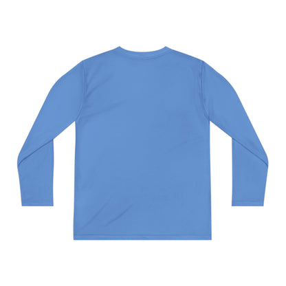 Youth Long Sleeve Ghost Tee, Halloween Shirt, Pumpkin Design, Cute Apparel, Kids' Holiday Wear, Spooky Fun Top