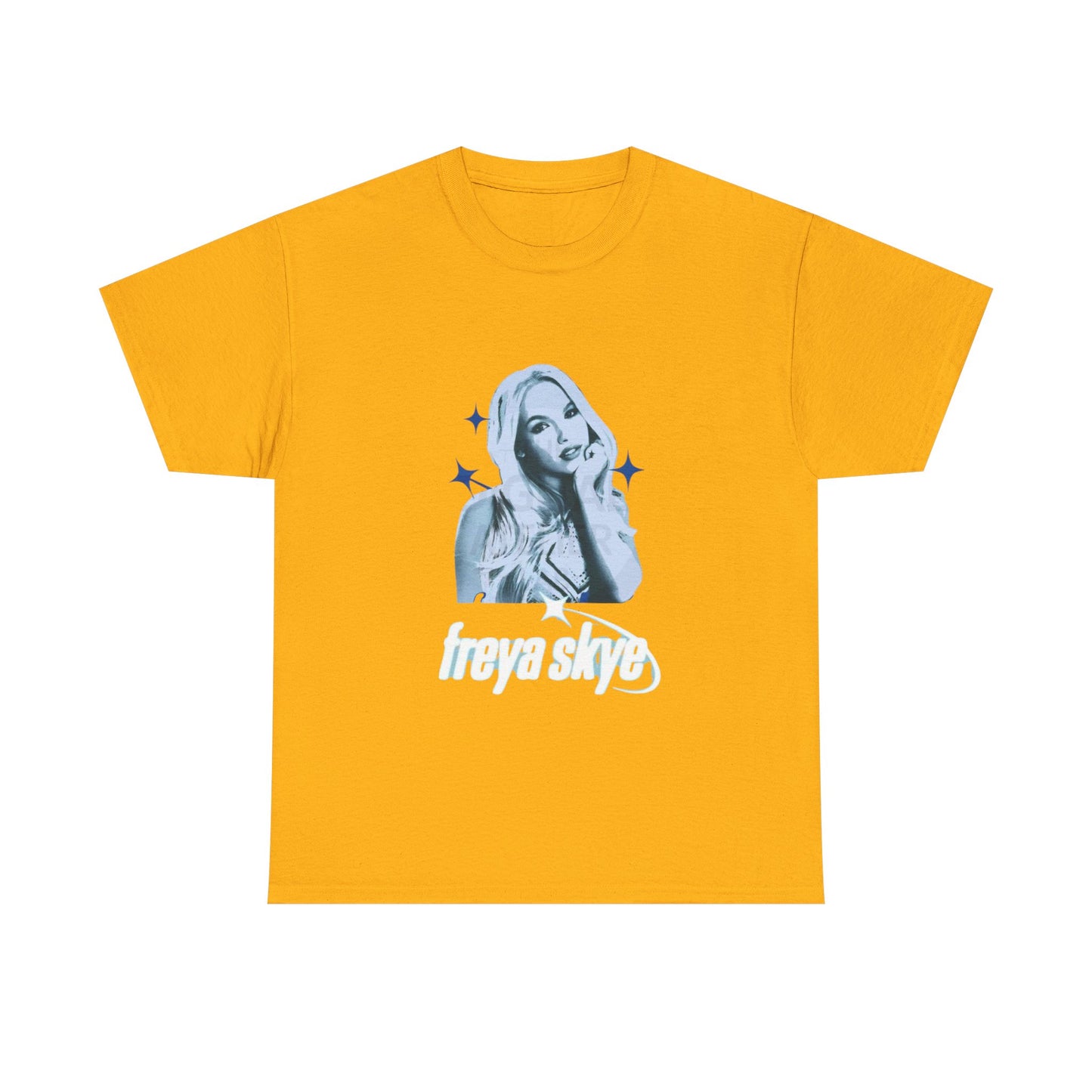 Freya Skye Graphic Tee — Retro Pop Star Portrait Shirt