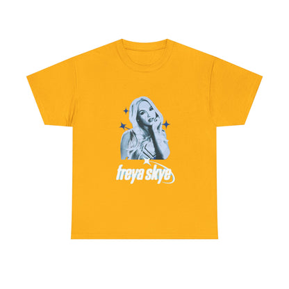 Freya Skye Graphic Tee — Retro Pop Star Portrait Shirt
