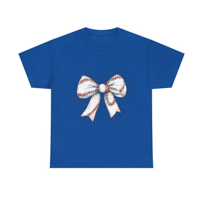 Bow Stitch Tee — Cute Hand-Drawn Ribbon Graphic T-Shirt