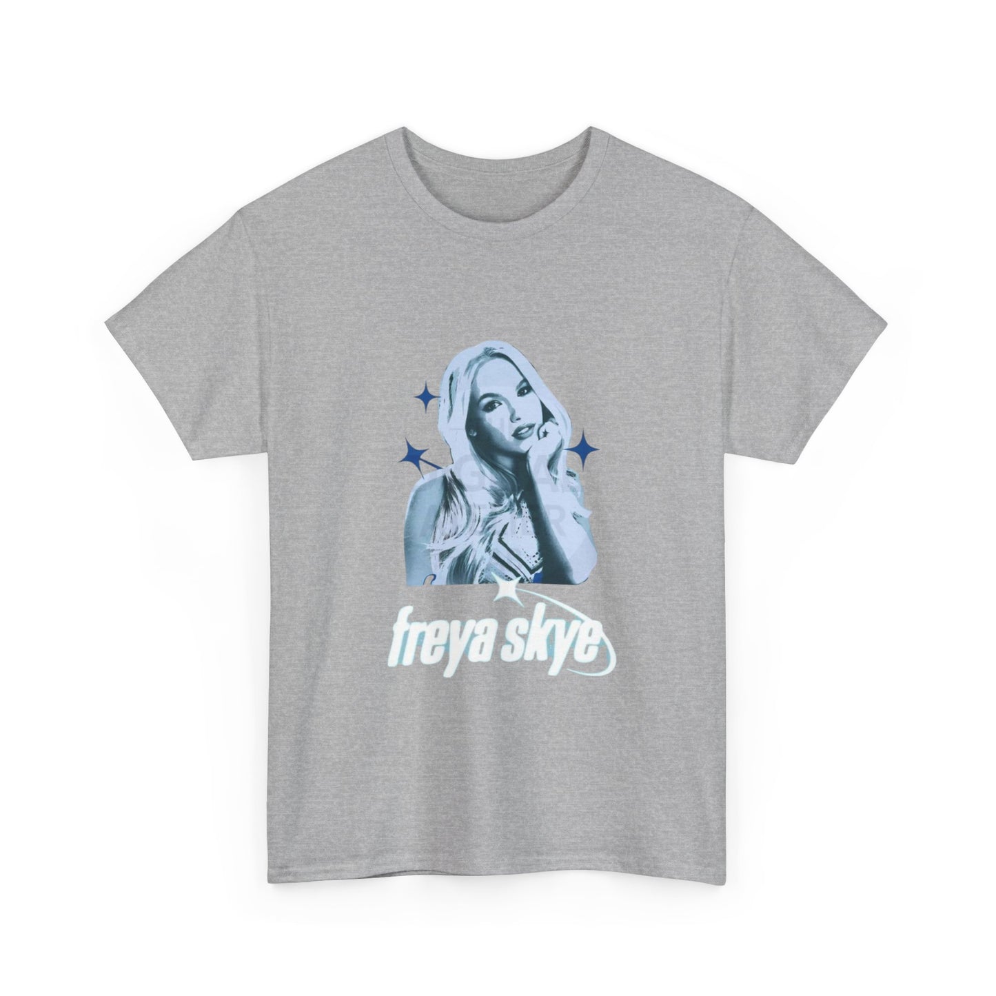Freya Skye Graphic Tee — Retro Pop Star Portrait Shirt