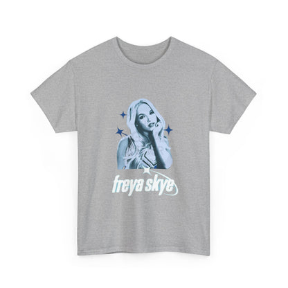 Freya Skye Graphic Tee — Retro Pop Star Portrait Shirt
