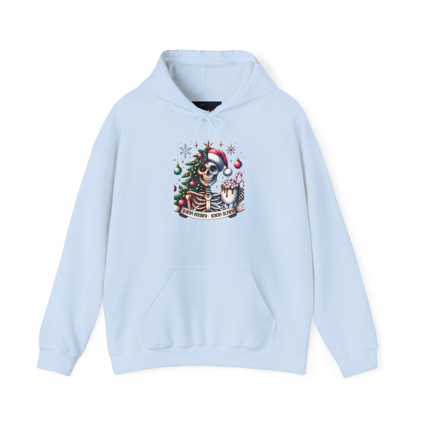 Sorta scary,  sorta merry. Unisex Heavy Blend™ Hooded Sweatshirt