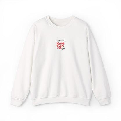 Embroidered Cupid's Arrow Merch-  Crewneck Sweatshirt