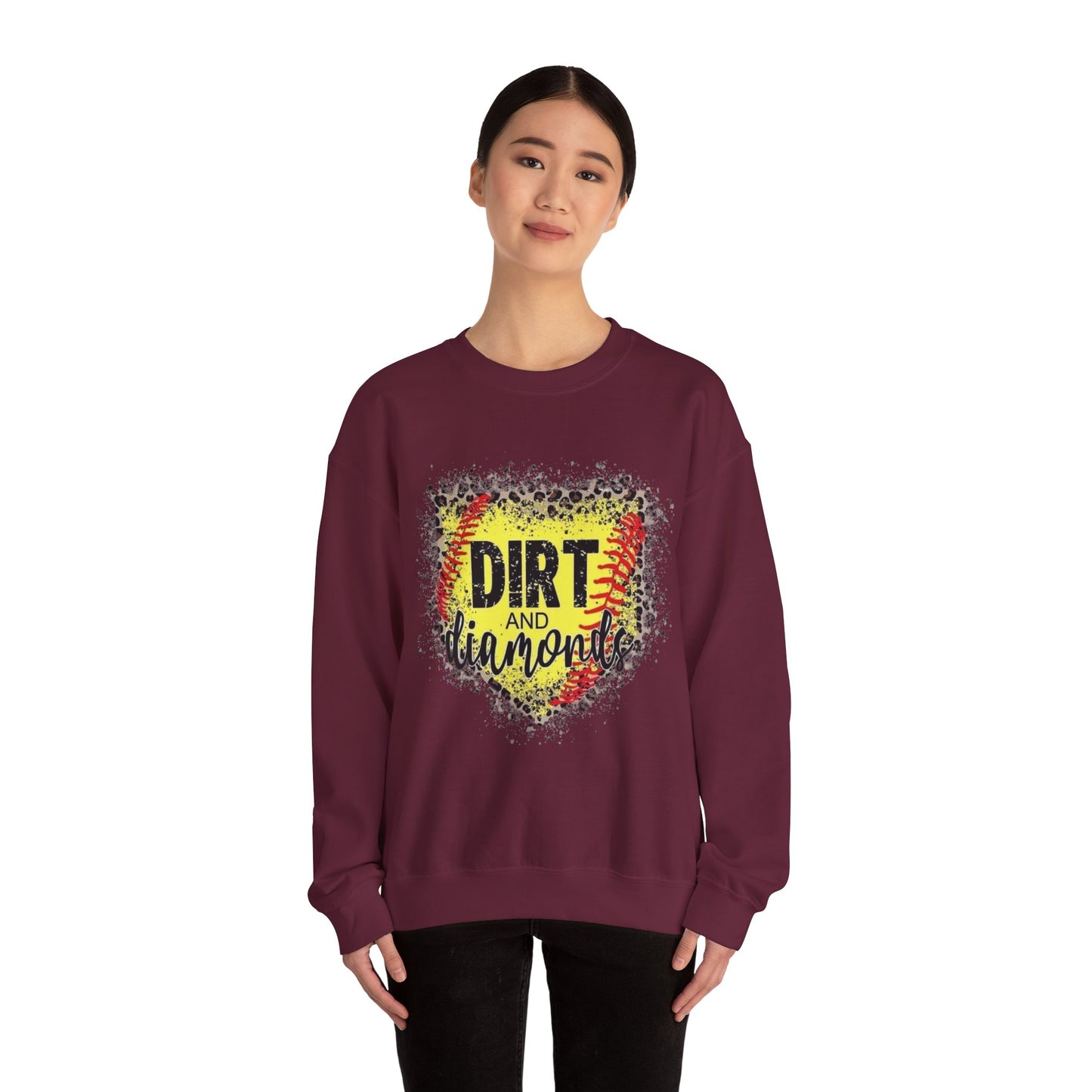 Dirt and Diamonds Sweatshirt — Baseball-Inspired Crewneck for Players & Fans