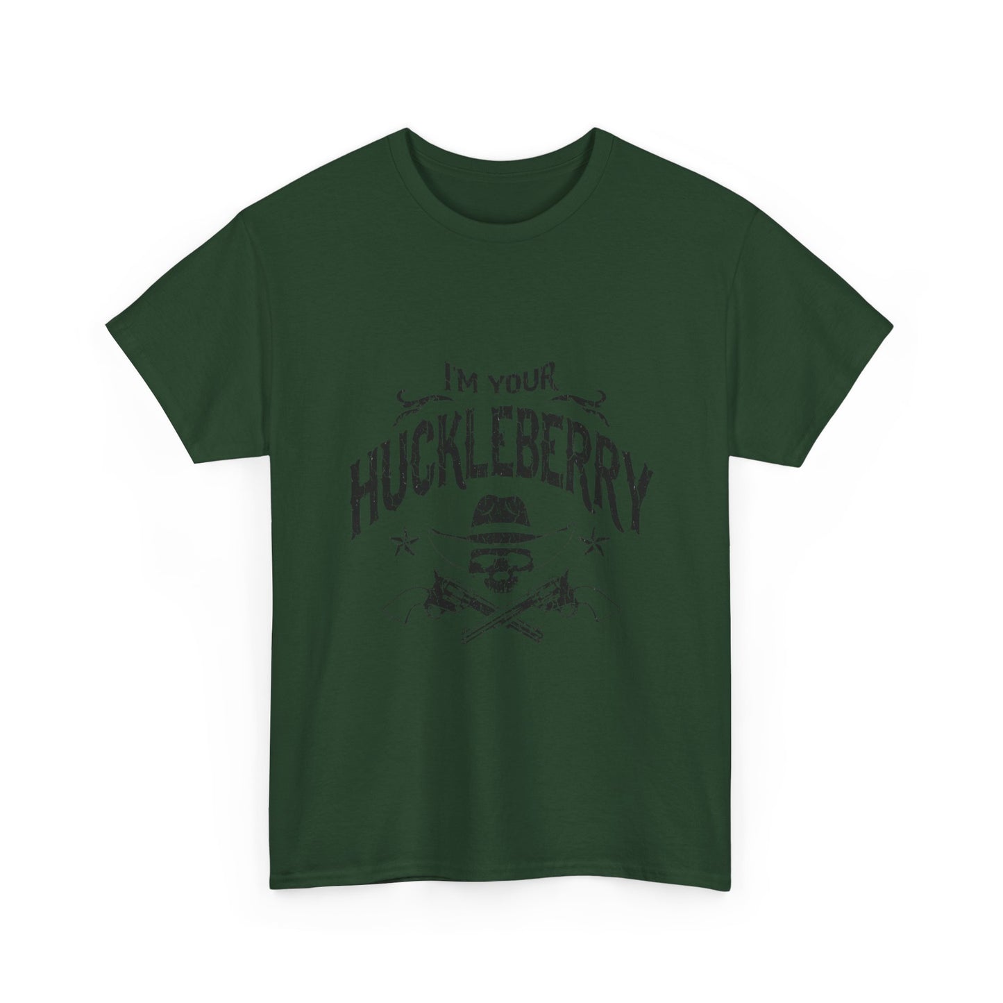I'm Your Huckleberry T-Shirt — Vintage Western Skull & Pistols Tee