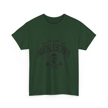 I'm Your Huckleberry T-Shirt — Vintage Western Skull & Pistols Tee