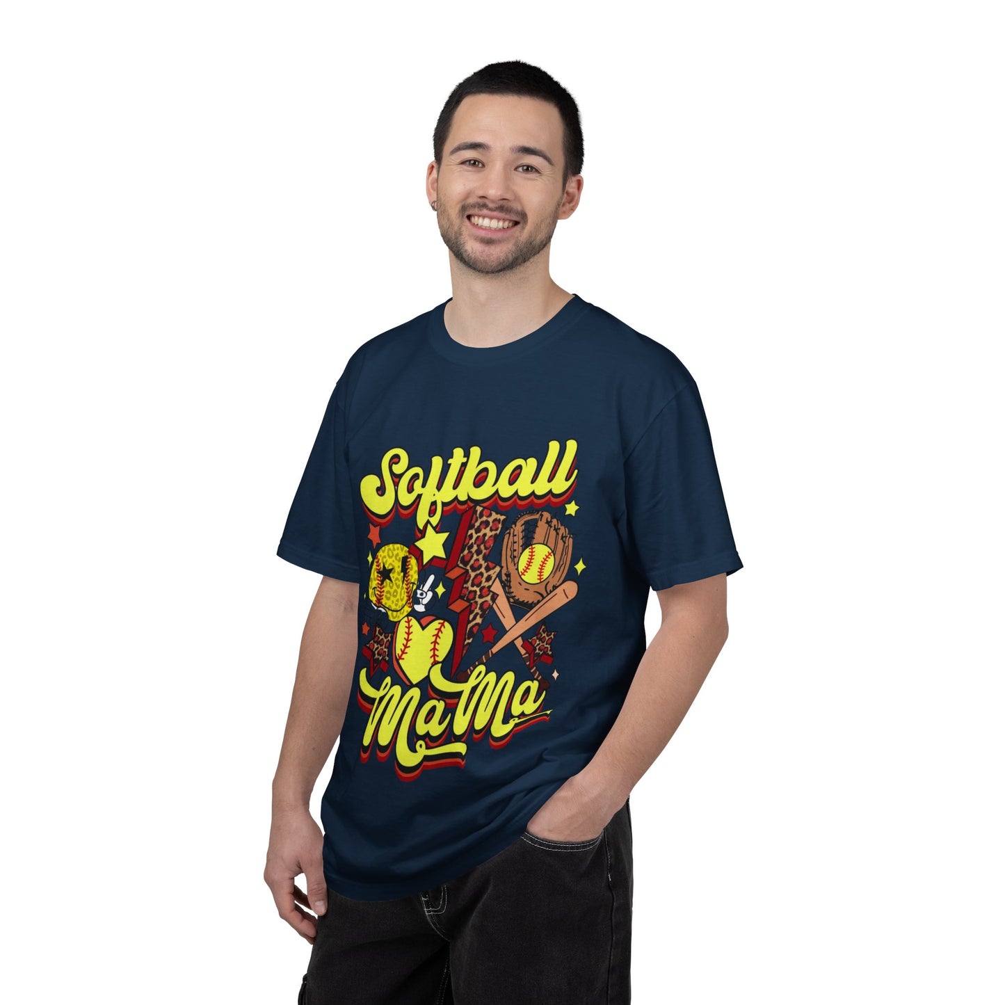 Softball Mama T-Shirt — Retro Softball Mom Graphic Tee