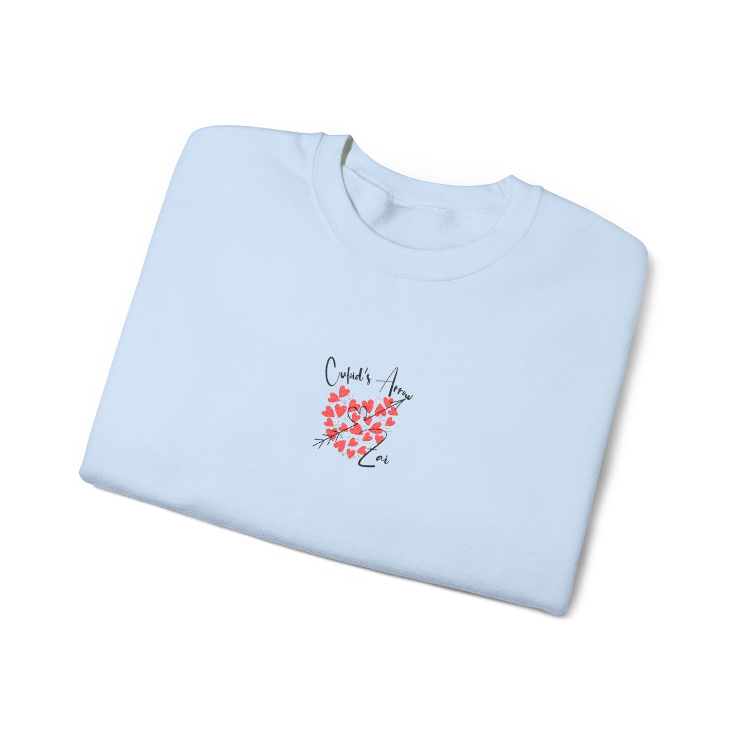 Embroidered Cupid's Arrow Merch-  Crewneck Sweatshirt