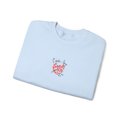 Embroidered Cupid's Arrow Merch-  Crewneck Sweatshirt