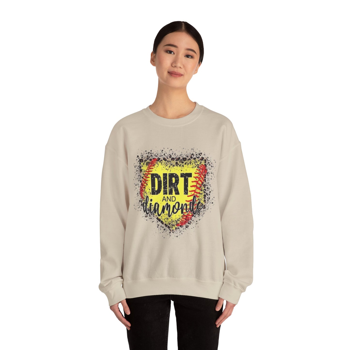 Dirt and Diamonds Sweatshirt — Baseball-Inspired Crewneck for Players & Fans
