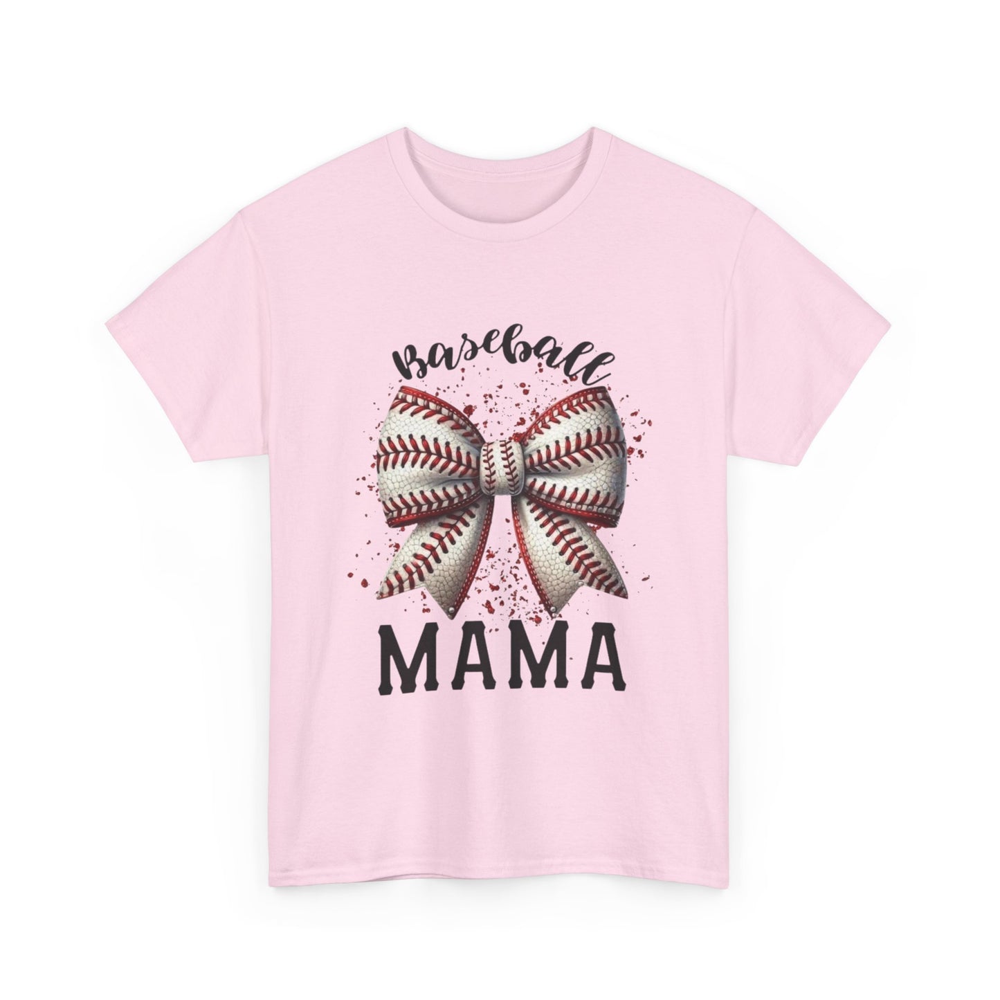 Baseball Mama T-Shirt – Mom Bow Soft Cotton Tee