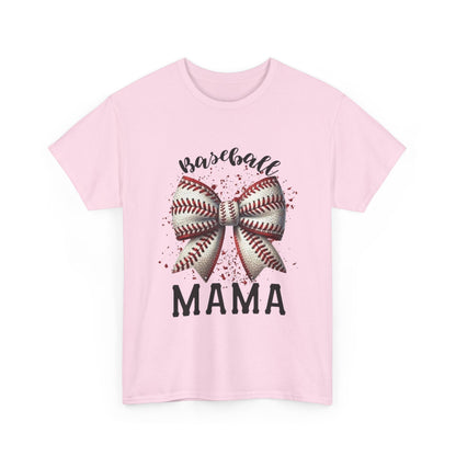 Baseball Mama T-Shirt – Mom Bow Soft Cotton Tee