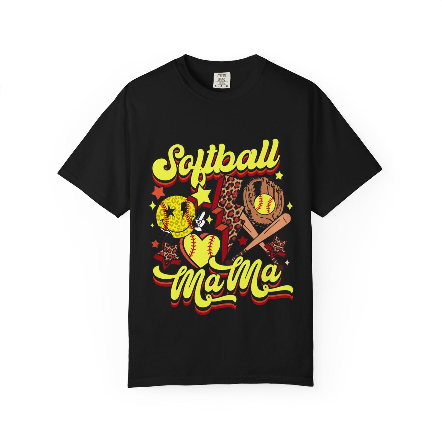Softball Mama T-Shirt — Retro Softball Mom Graphic Tee