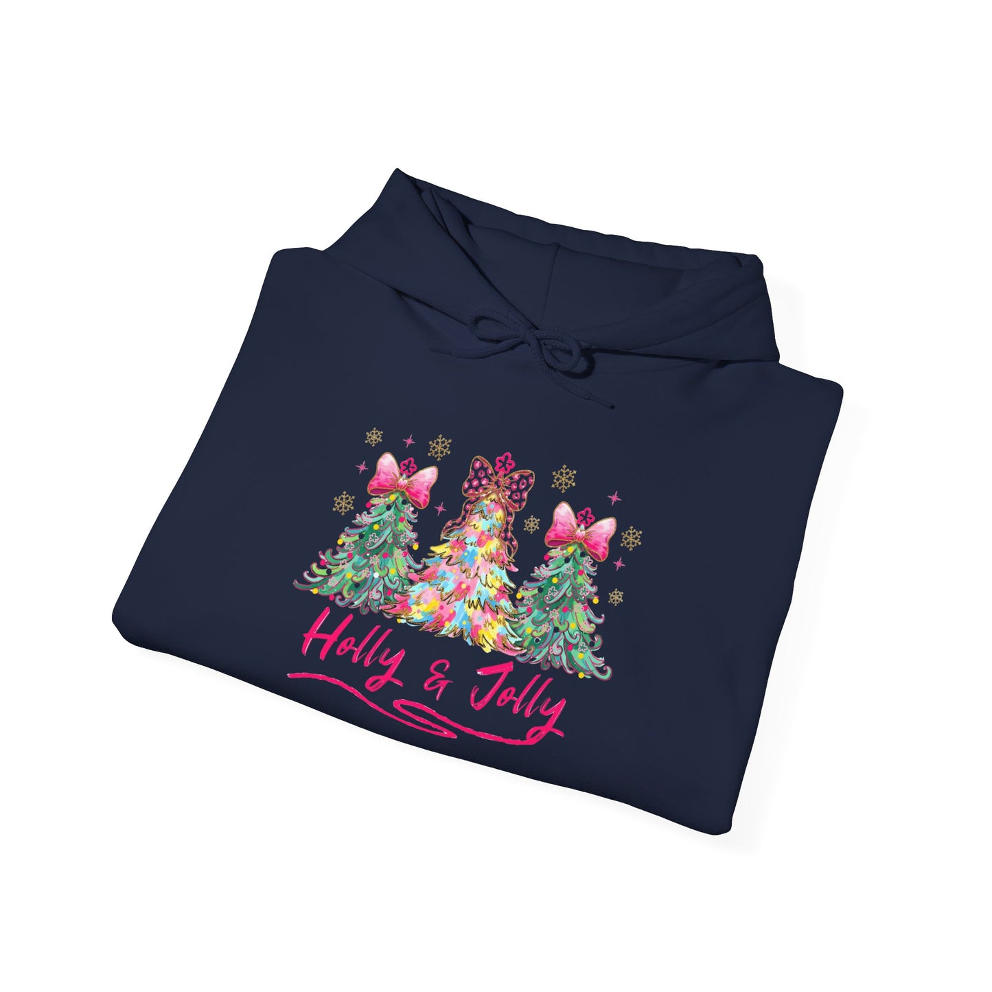Festive Holly & Jolly Sweatshirt, Unisex Christmas Hoodie, Holiday Gift, Cozy Sweatshirt, Winter Apparel, Casual Wear