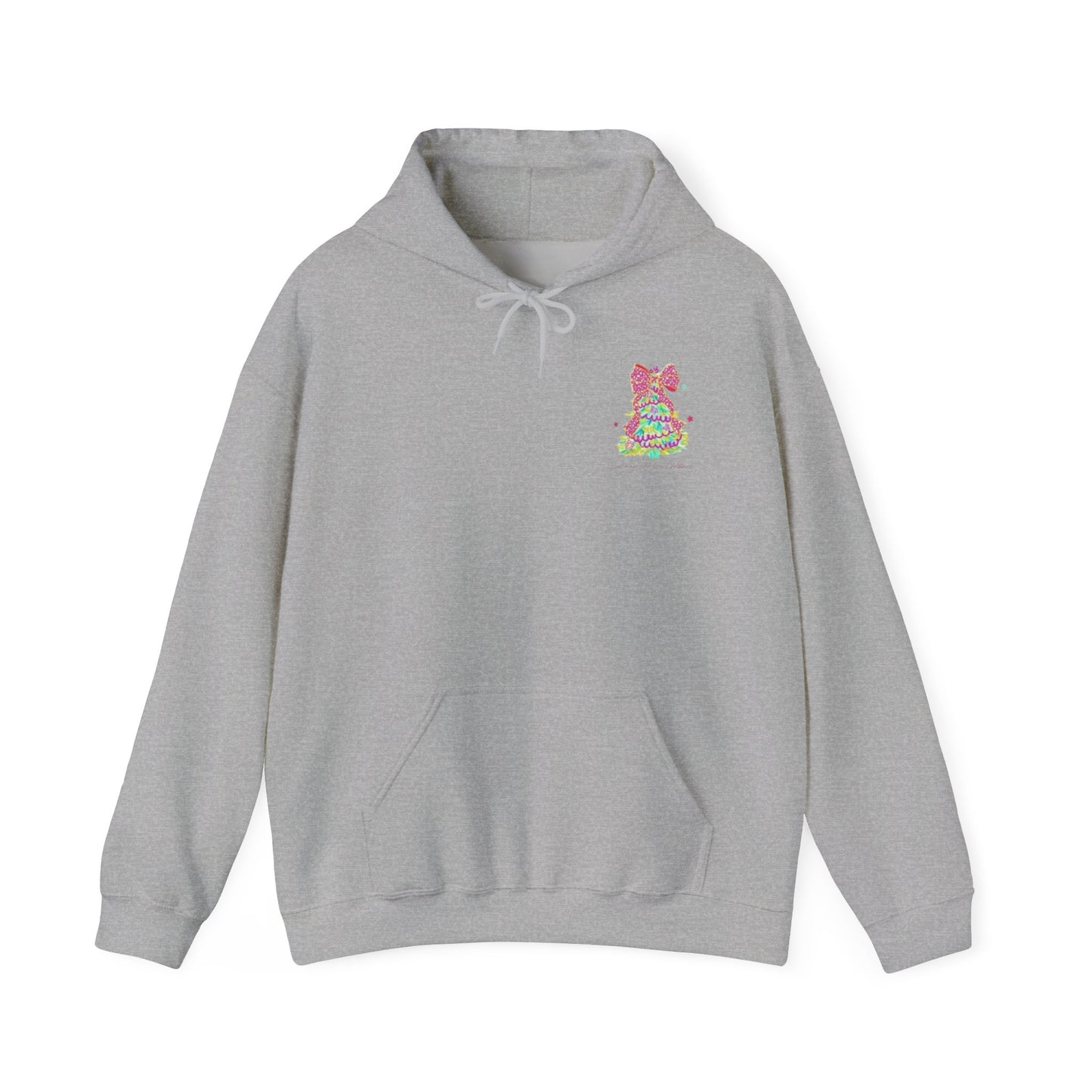 Just a Girl Who Loves Christmas- Whimsical Hooded Sweatshirt