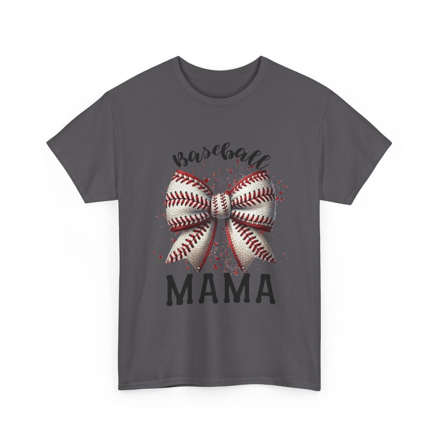 Baseball Mama T-Shirt – Mom Bow Soft Cotton Tee