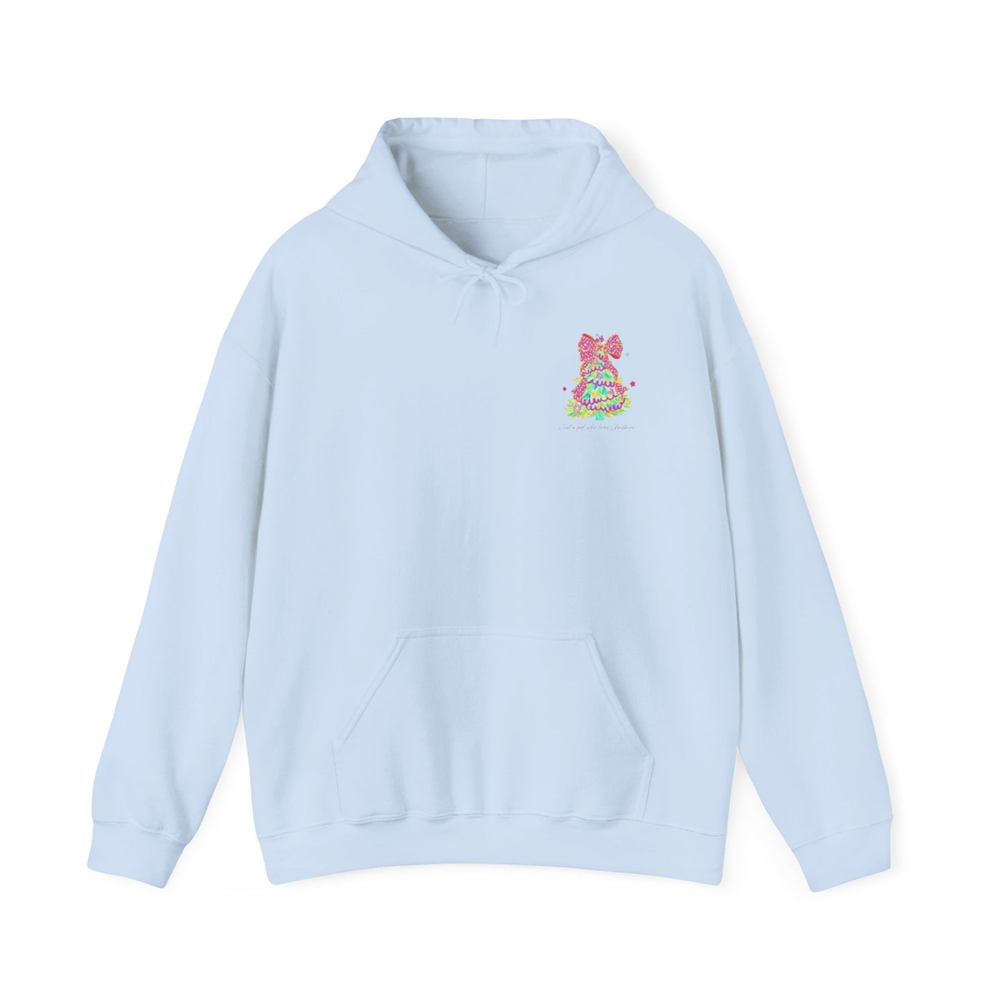 Just a Girl Who Loves Christmas- Whimsical Hooded Sweatshirt