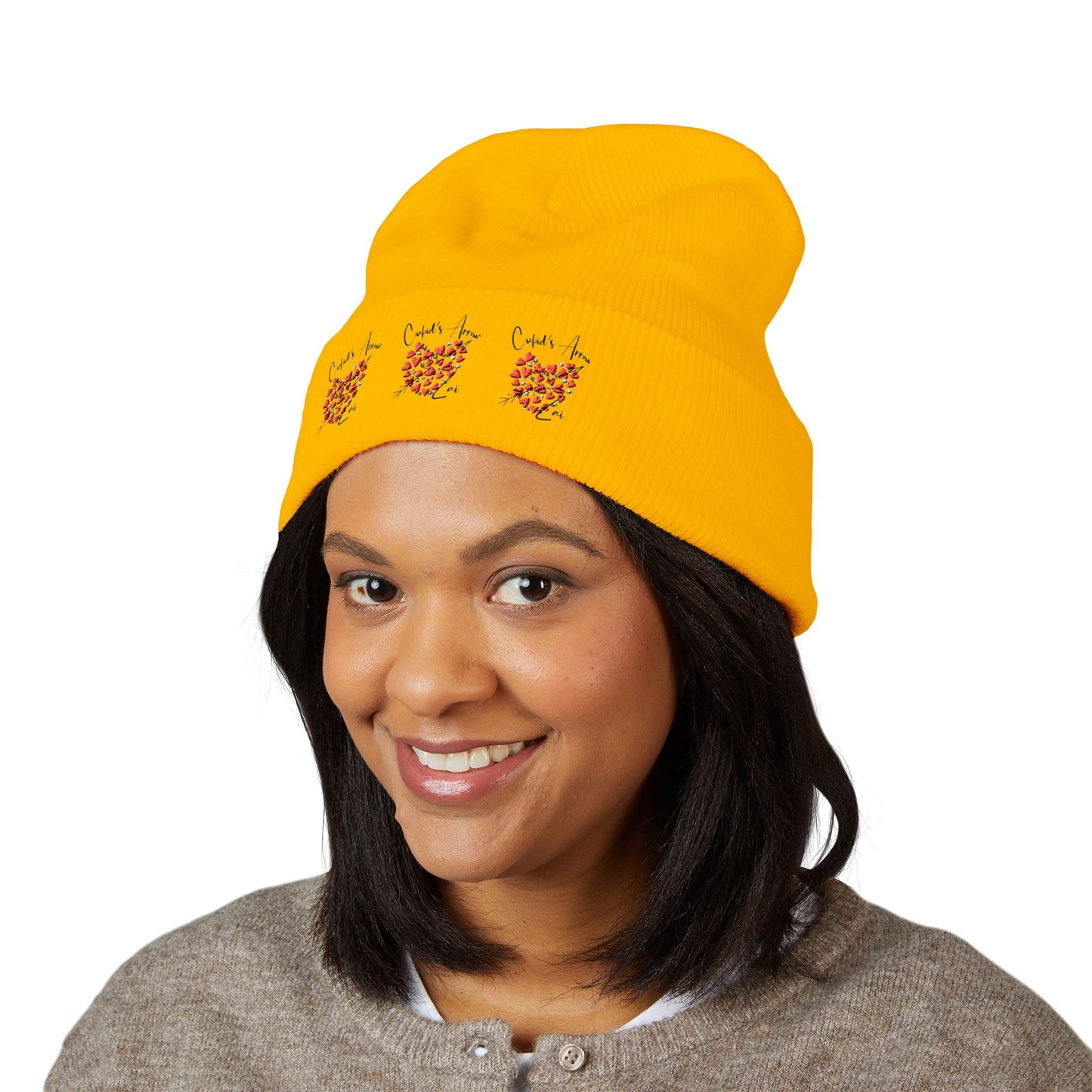 Cupid's Arrow Merch- Stylish Embroidered Beanie