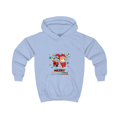 Kids Hoodie - Merry BLUEYMAS Holiday Sweatshirt