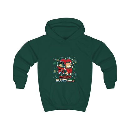 Kids Hoodie - Merry BLUEYMAS Holiday Sweatshirt