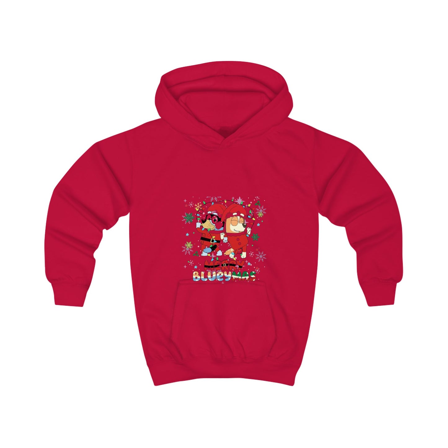 Kids Hoodie - Merry BLUEYMAS Holiday Sweatshirt