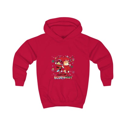 Kids Hoodie - Merry BLUEYMAS Holiday Sweatshirt