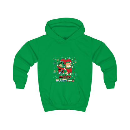 Kids Hoodie - Merry BLUEYMAS Holiday Sweatshirt