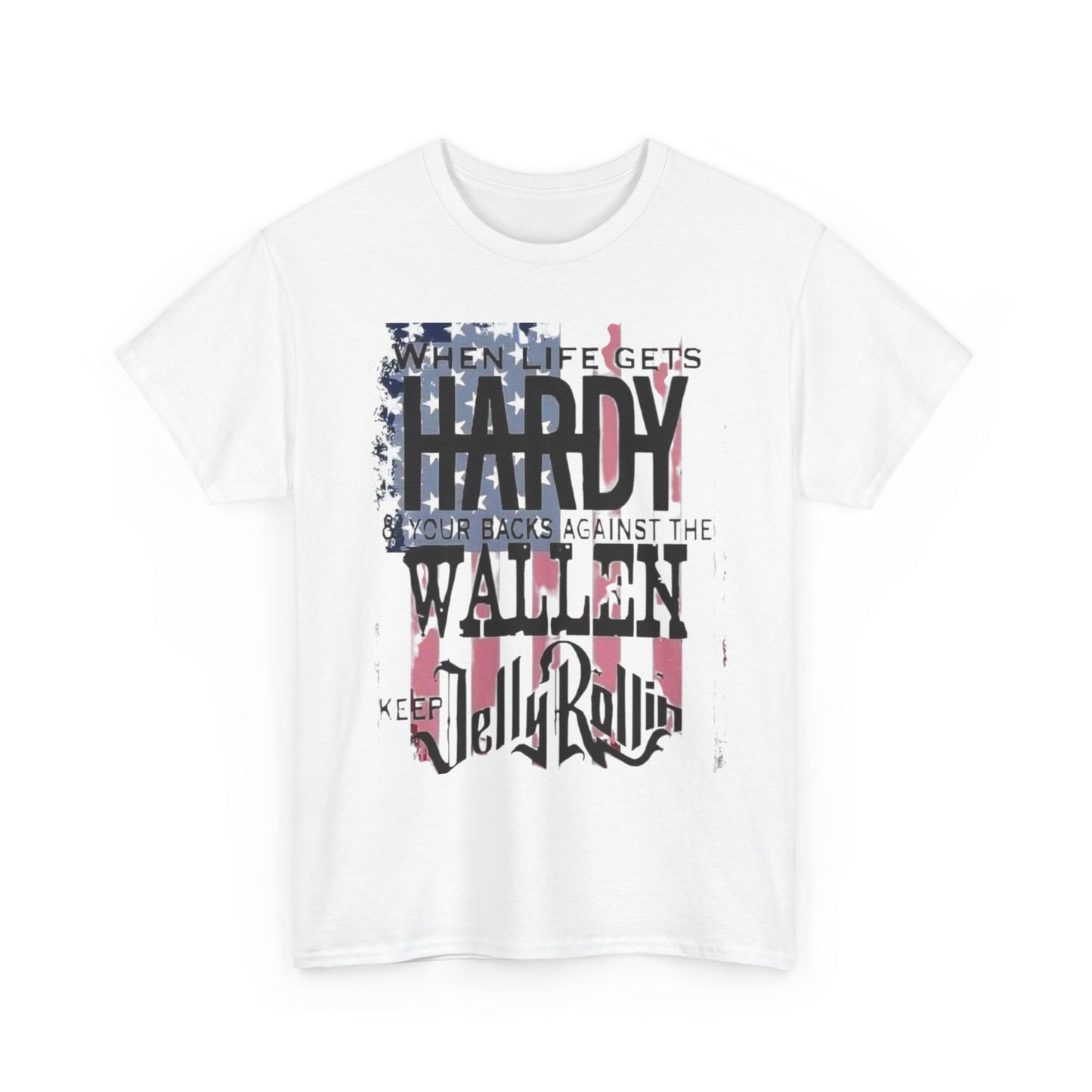 Hard & y, Wallen, Jelly- American Flag Music T‑Shirt — Country Singer Tribute Tee
