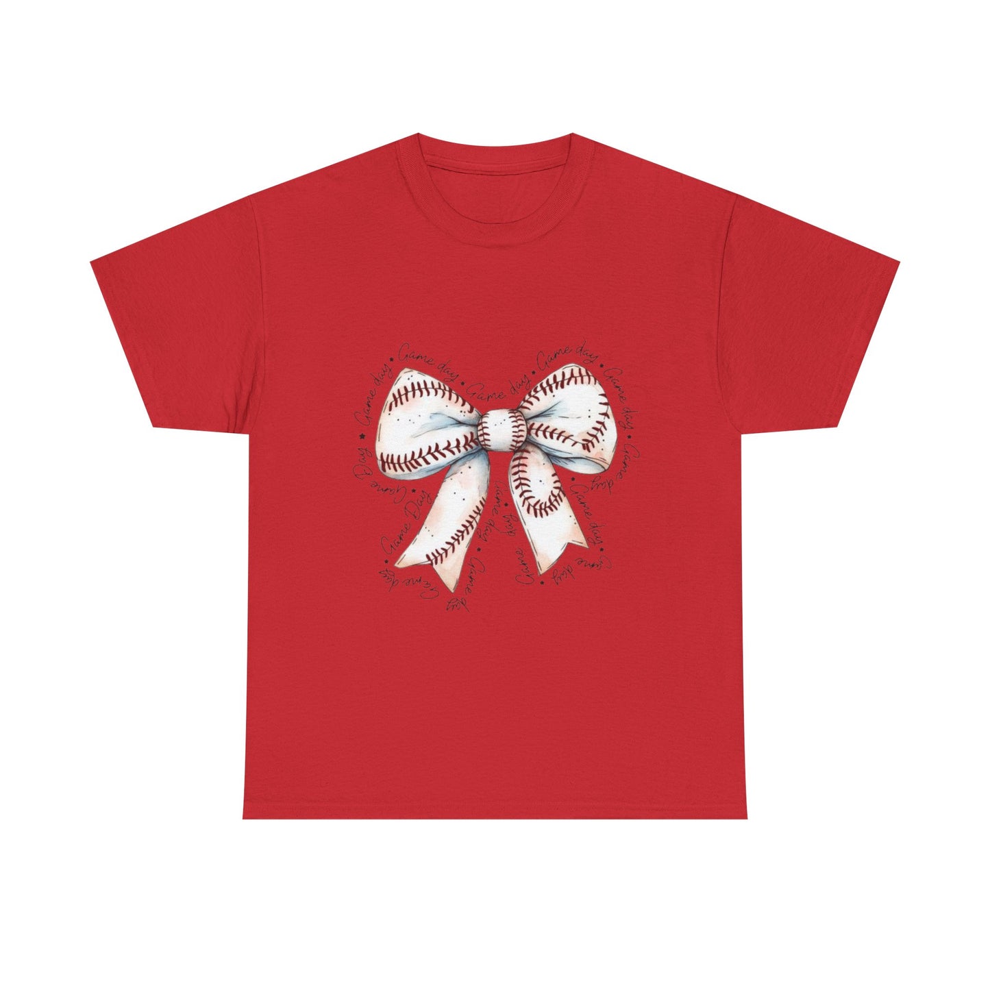 Bow Stitch Tee — Cute Hand-Drawn Ribbon Graphic T-Shirt