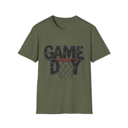 Game Day Basketball T-Shirt — Hoop & Net Sport Tee